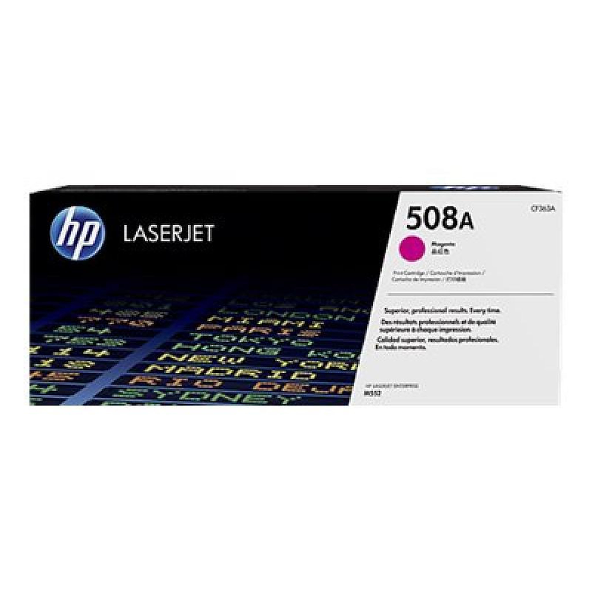 Voir la diapositive 2 : HP HP Cartridge No 508A HP508A HP 508A Magenta (CF363A)