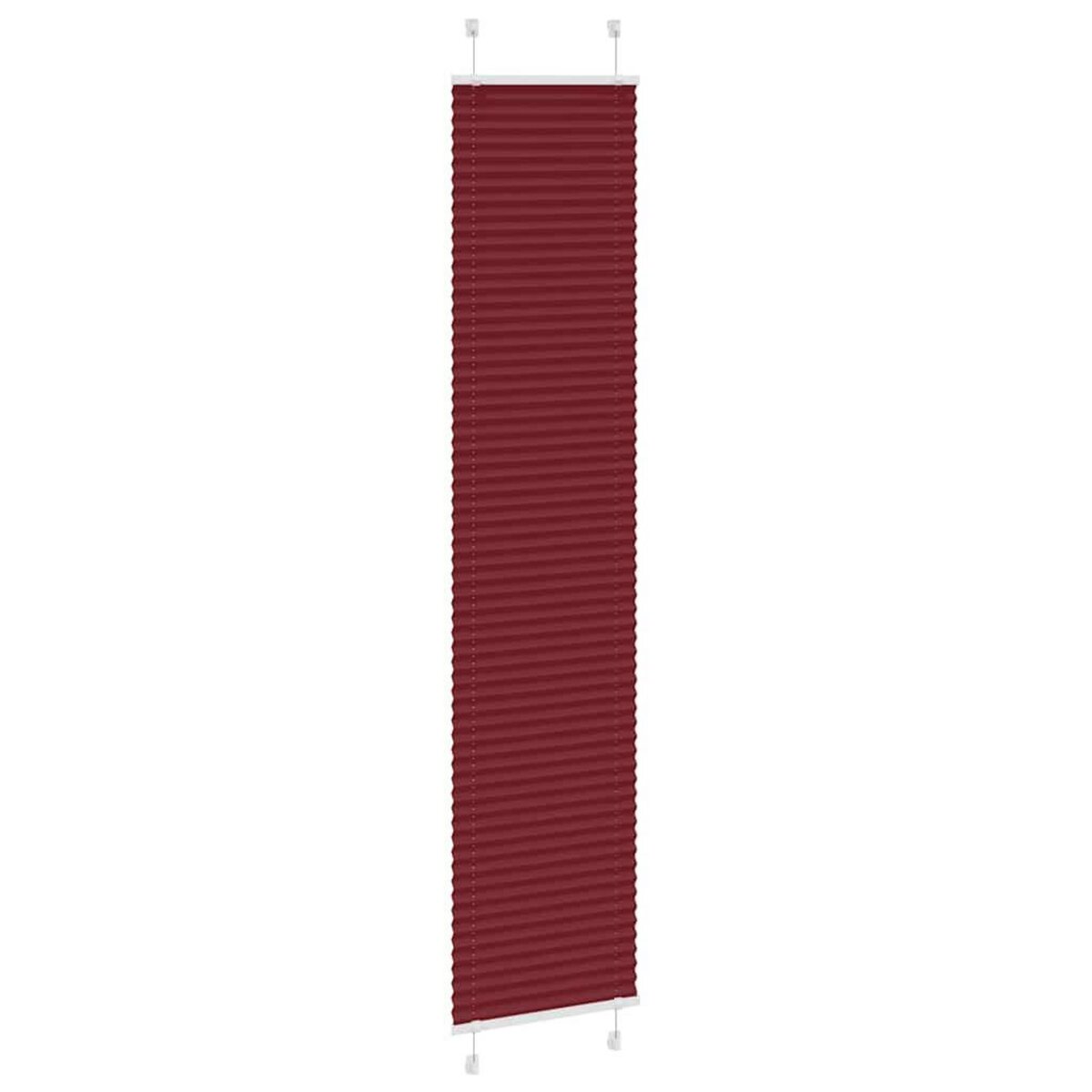 VIDAXL Store plisse rouge bordeaux 50x200 cm largeur du tissu 49,4 cm
