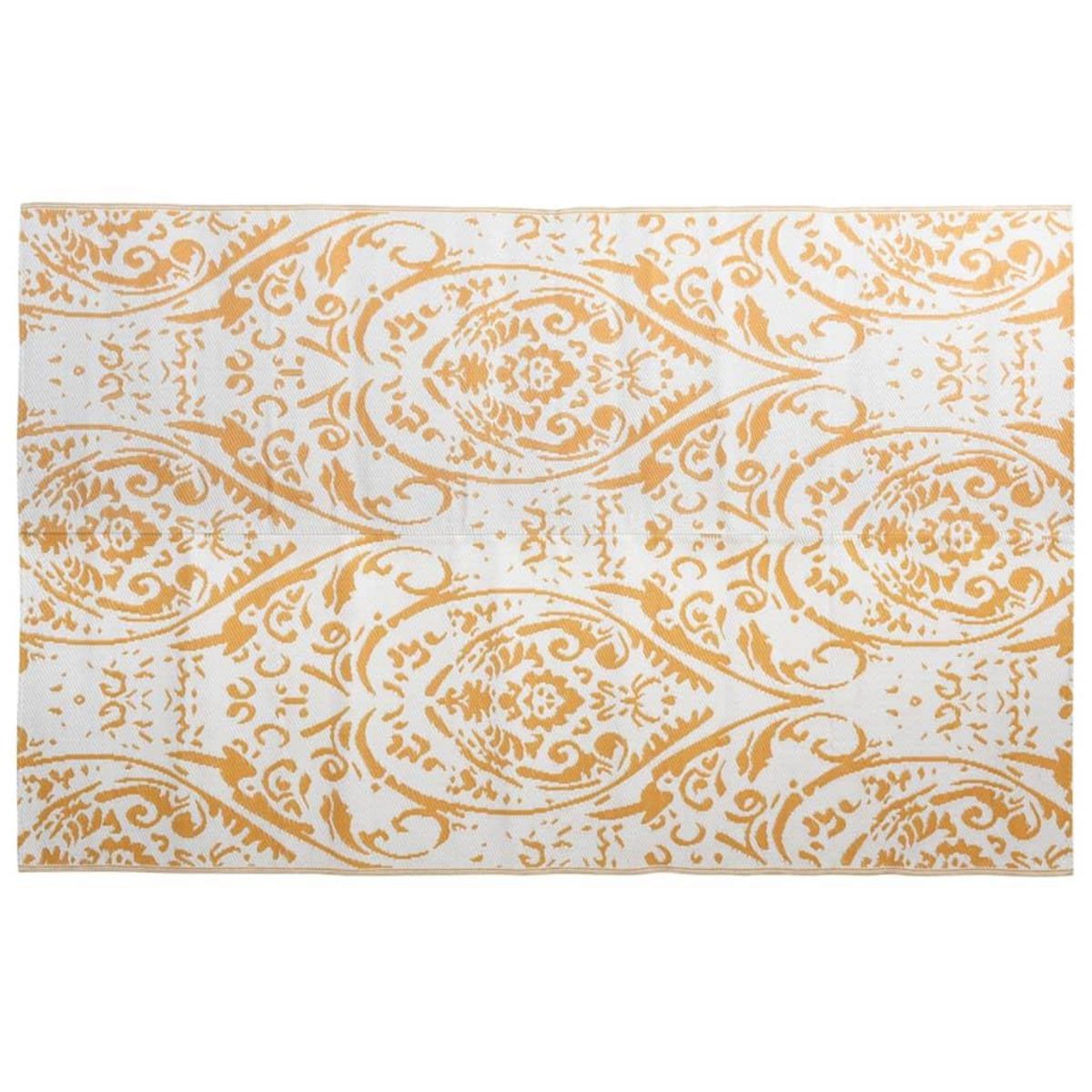 VIDAXL Tapis d'exterieur ARAKIL Orange et blanc 190x290 cm PP