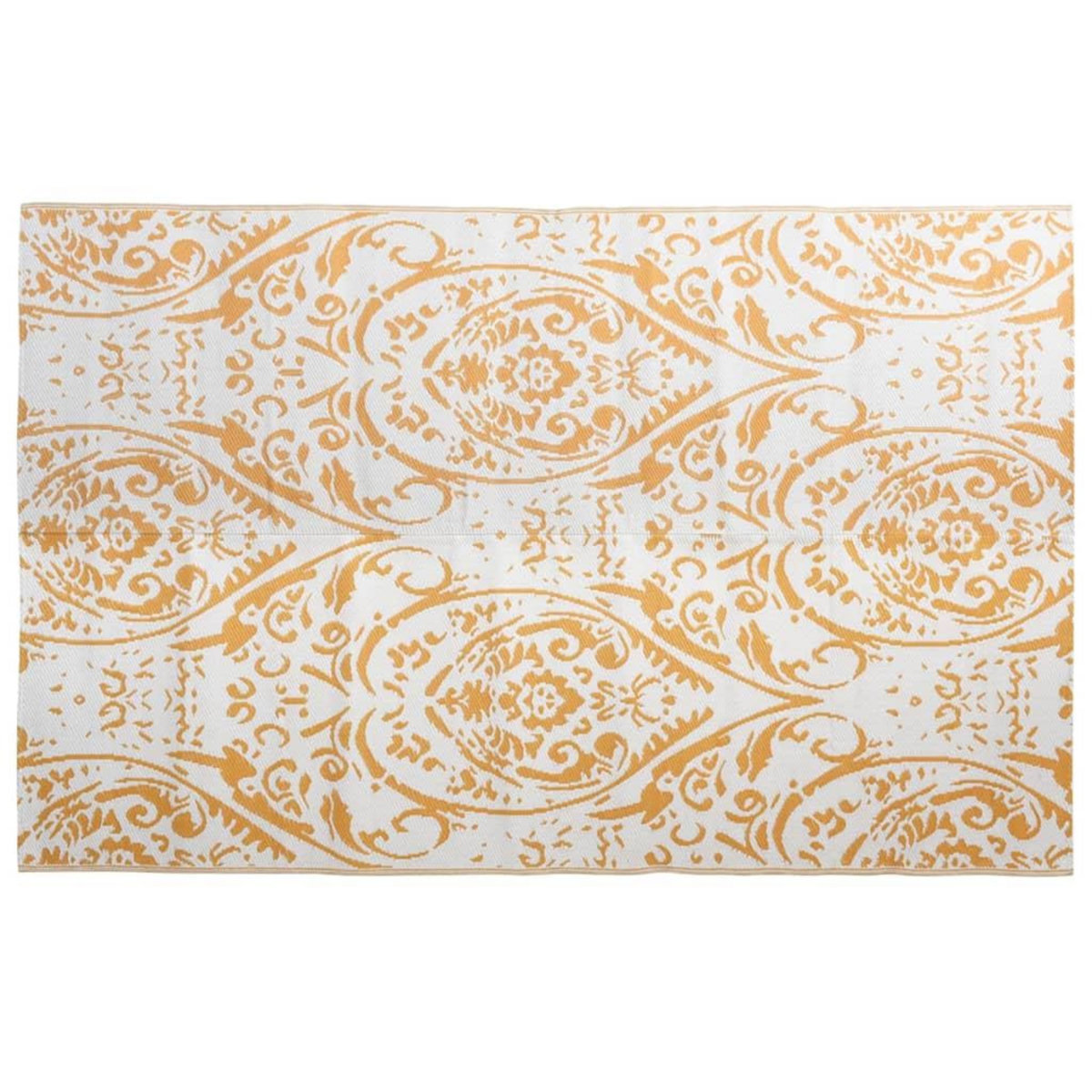 VIDAXL Tapis d'exterieur ARAKIL Orange et blanc 190x290 cm PP