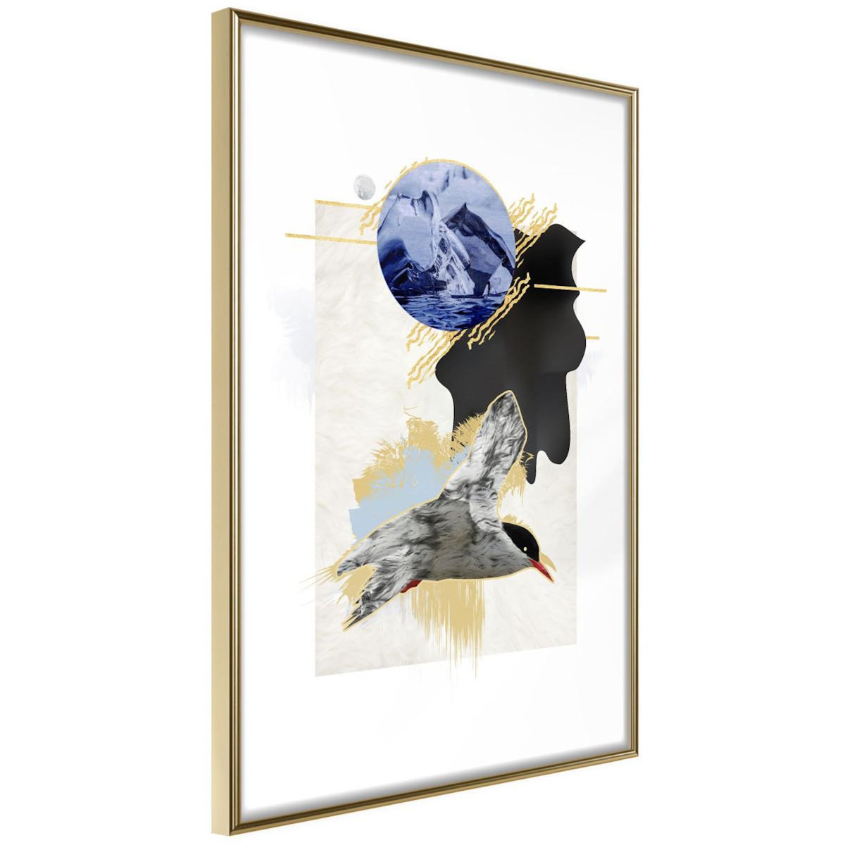 Paris Prix Affiche Murale Encadrée  Abstraction with a Tern