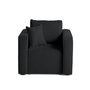 Voir la diapositive 1 : BEST MOBILIER Topaze - fauteuil - en velours texturé