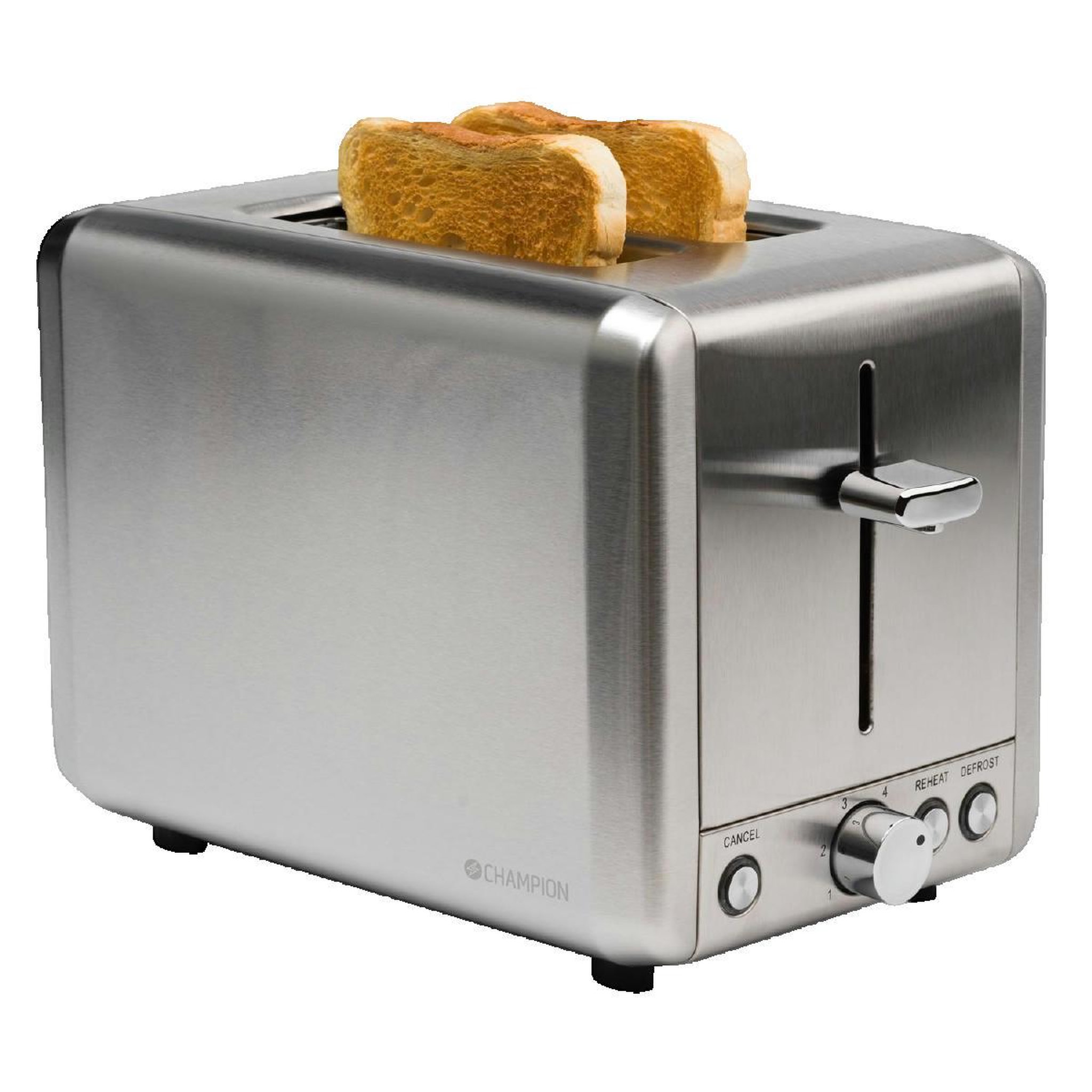 CHAMPION Grille pain Champion acier inoxydable 2 tranches