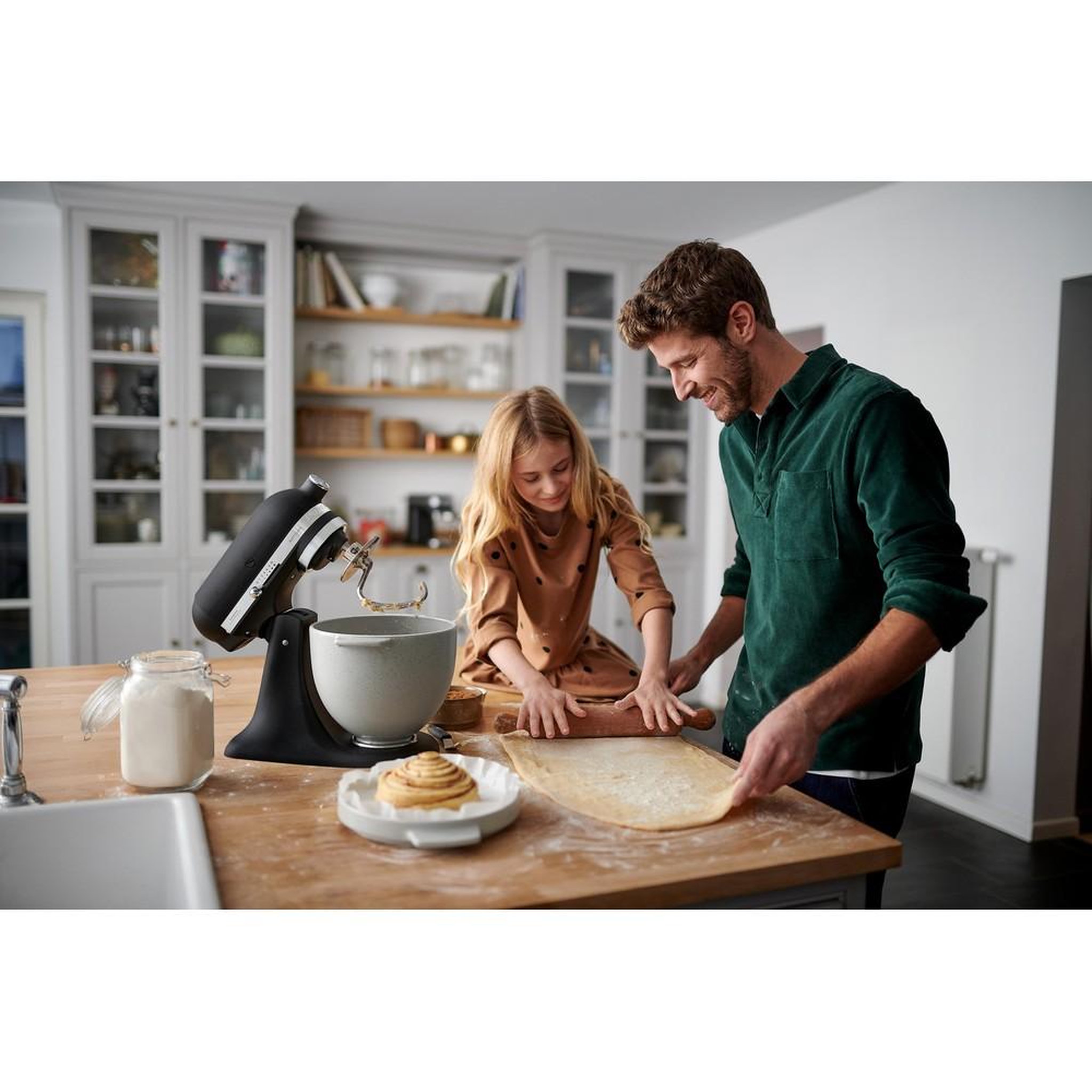 Voir la diapositive 2 : KitchenAid Accessoire bol à pain pour robot pétrin - 5ksm2cb5bgs