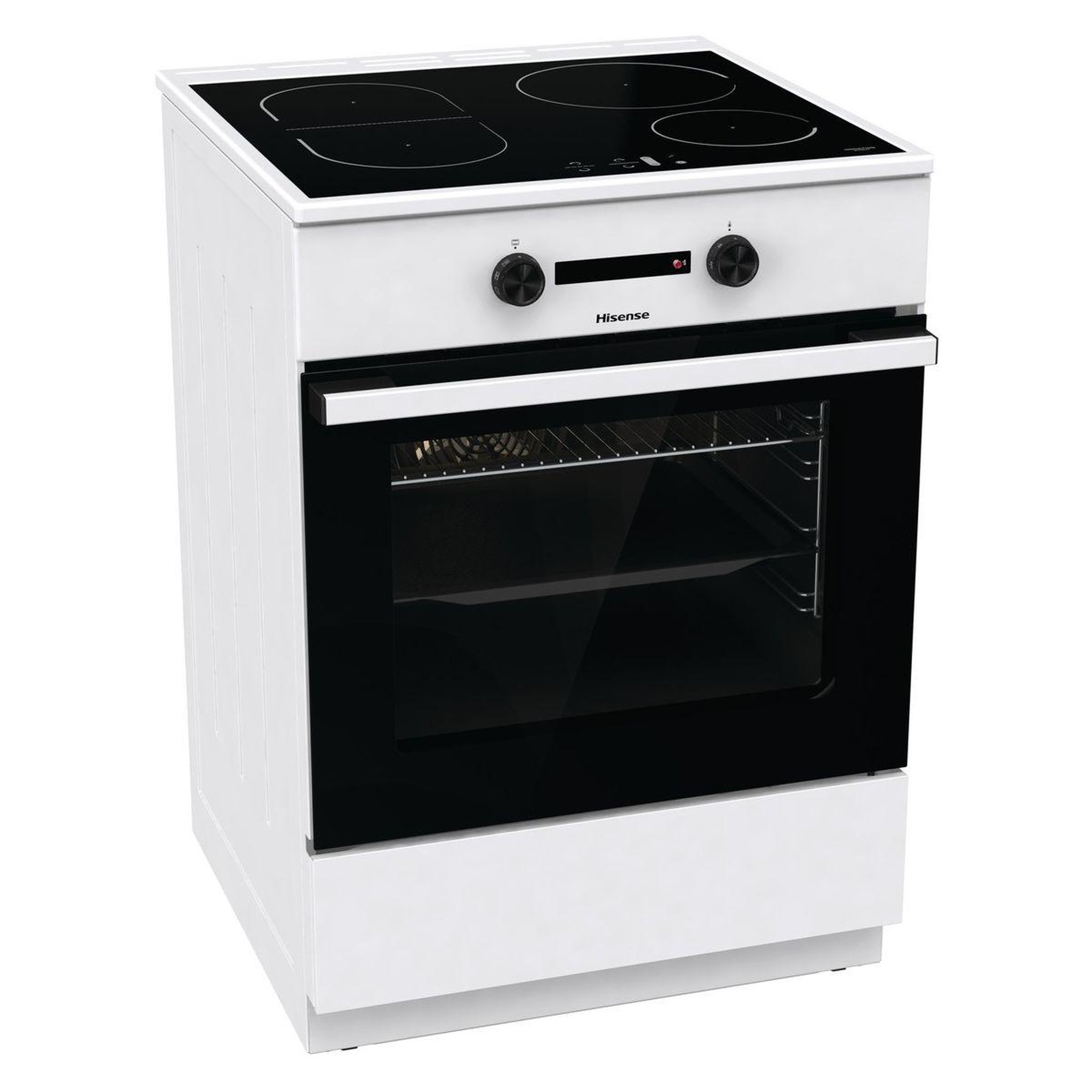 Voir la diapositive 3 : Hisense Cuisinière induction HEIT6A40WG