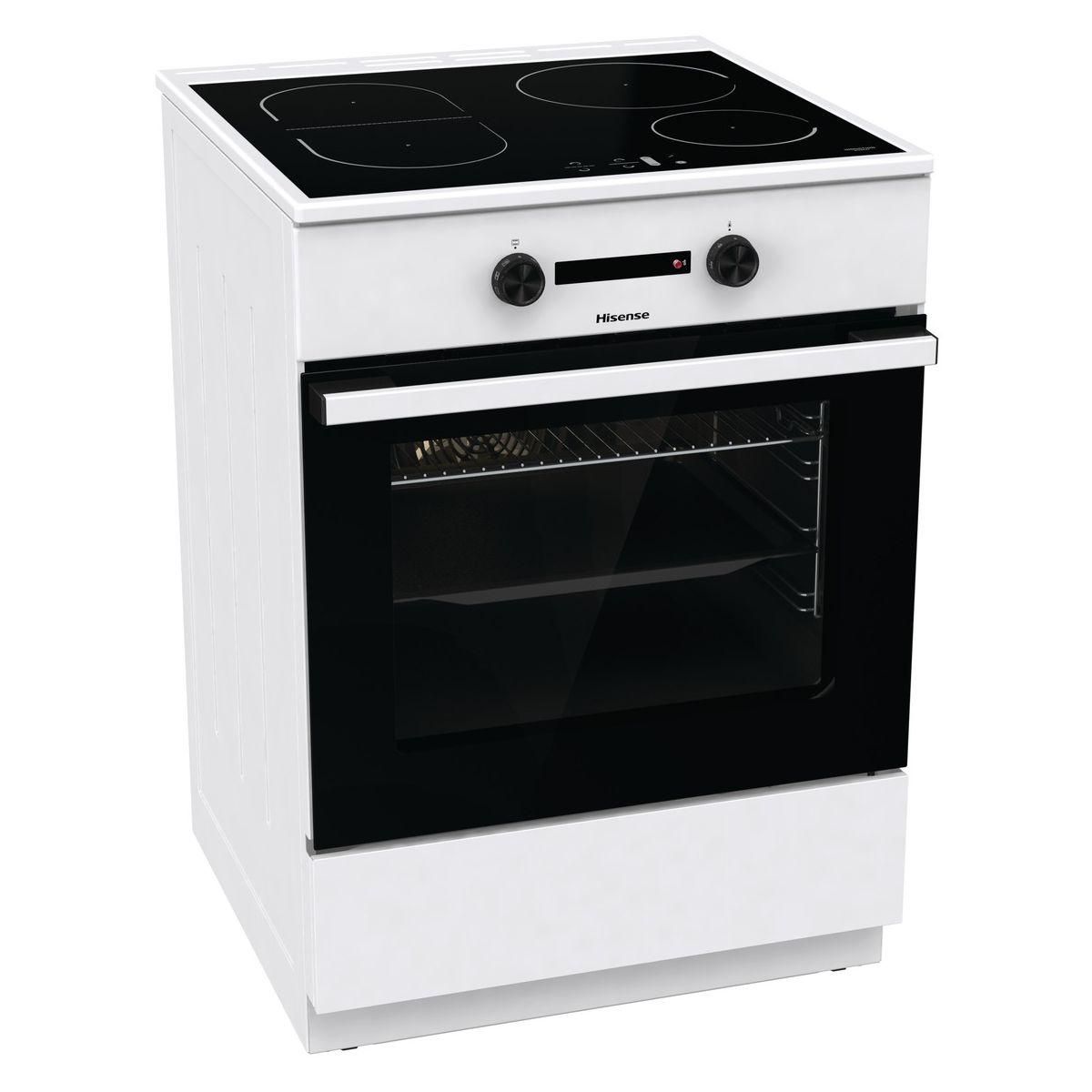 Hisense Cuisinière induction HEIT6A40WG