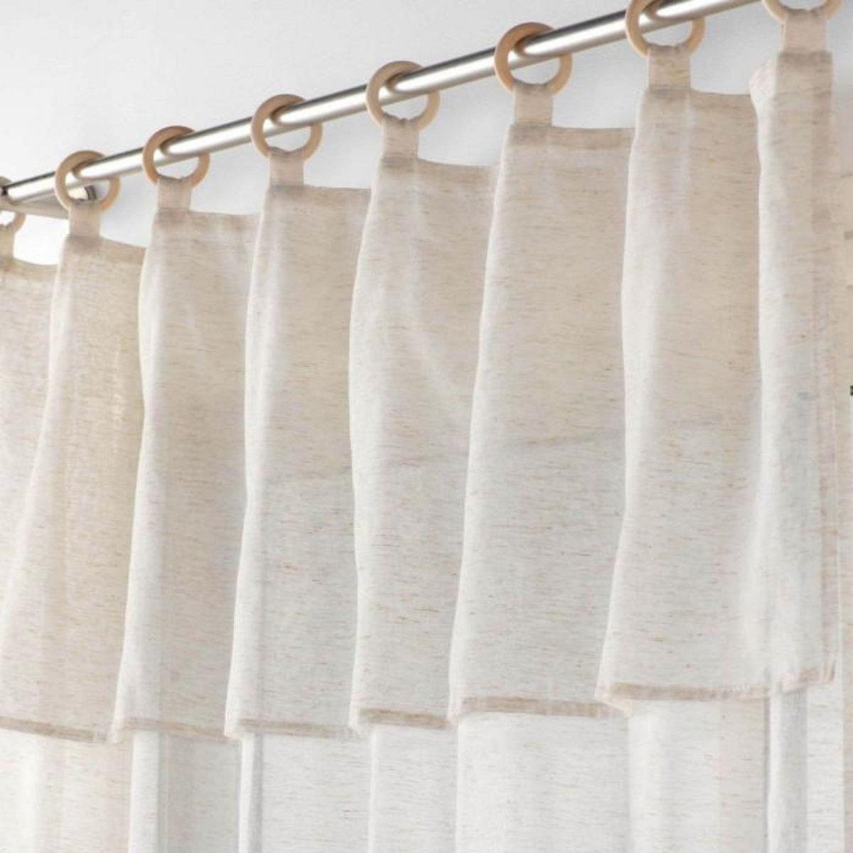 Paris Prix Rideau Voilage à Œillets  Norine II  140x240cm Naturel