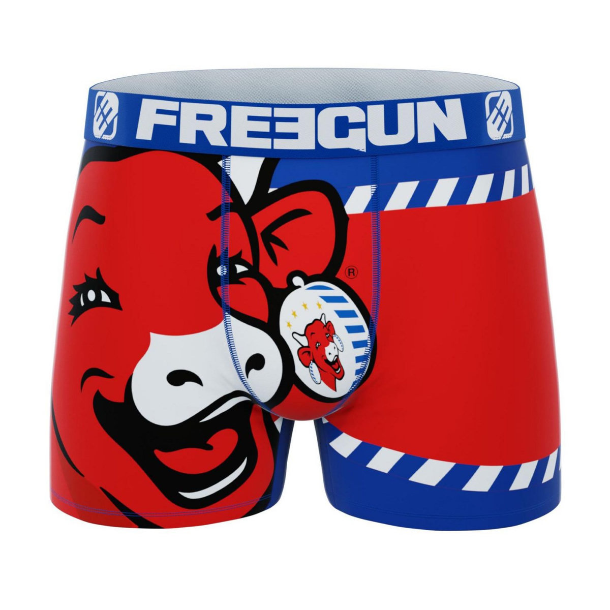 FREEGUN Lot de 4 boxers enfant La Vache Qui Rit