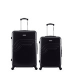 AMERICAN TRAVEL AMERICAN TRAVEL - LOT DE 2 - Valises grand format et weekend DETROIT. Coloris disponibles : Gris, Bleu