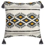 ATMOSPHERA Housse de Coussin Imprimé  Aztèque  40x40cm Beige