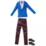 BARBIE Barbie tenues de Ken veste bleue et n&oelig;ud papillon 