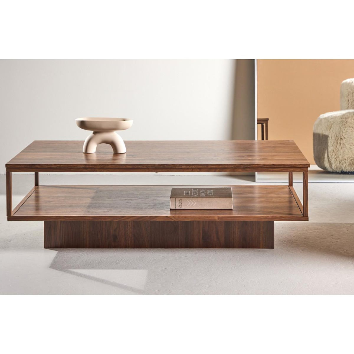 Paris Prix Table Basse Design  Maglehem  130cm Marron