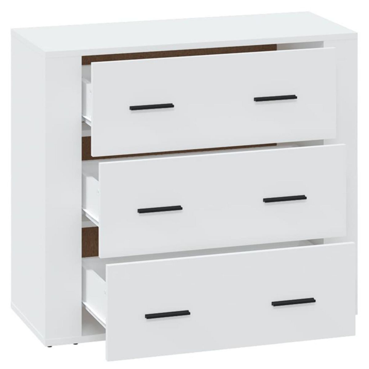 VIDAXL Buffet Blanc 80x33x70 cm Bois d'ingenierie
