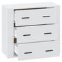 Voir la diapositive 4 : VIDAXL Buffet Blanc 80x33x70 cm Bois d'ingenierie