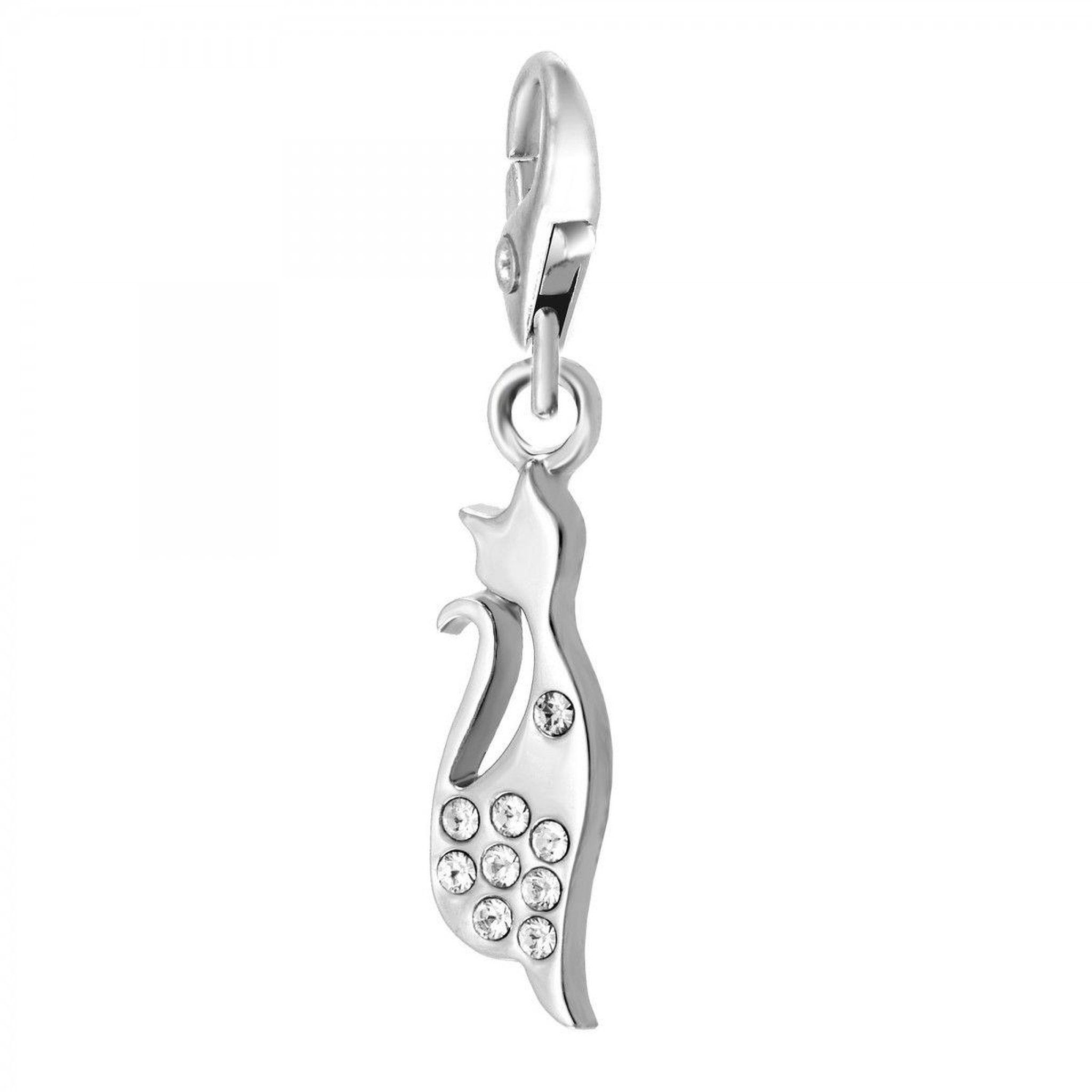 SC CRYSTAL Charm chat SC Crystal orné de Cristaux scintillants
