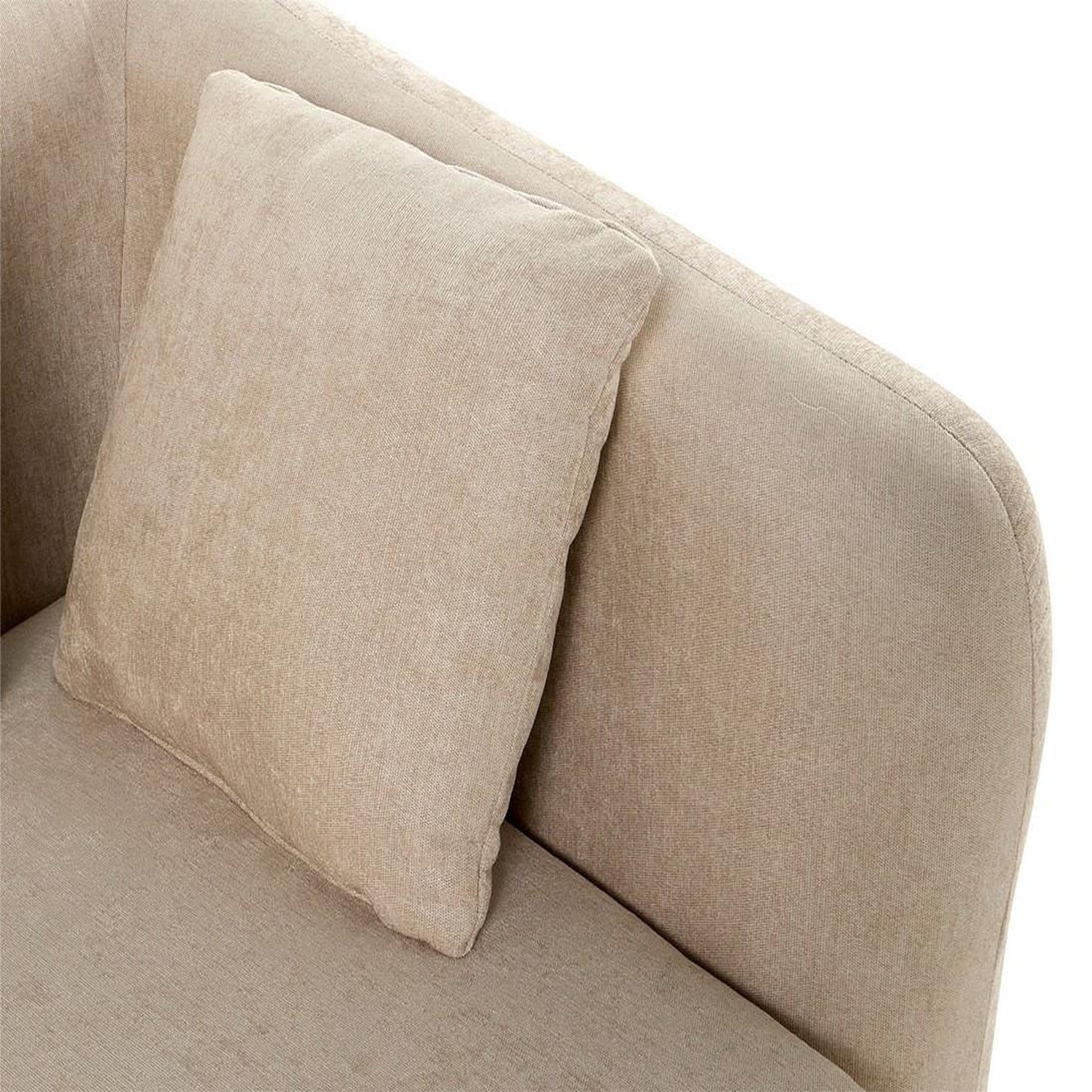 Voir la diapositive 5 : LISA DESIGN Ikare - module d'assise d'angle droit - en tissu