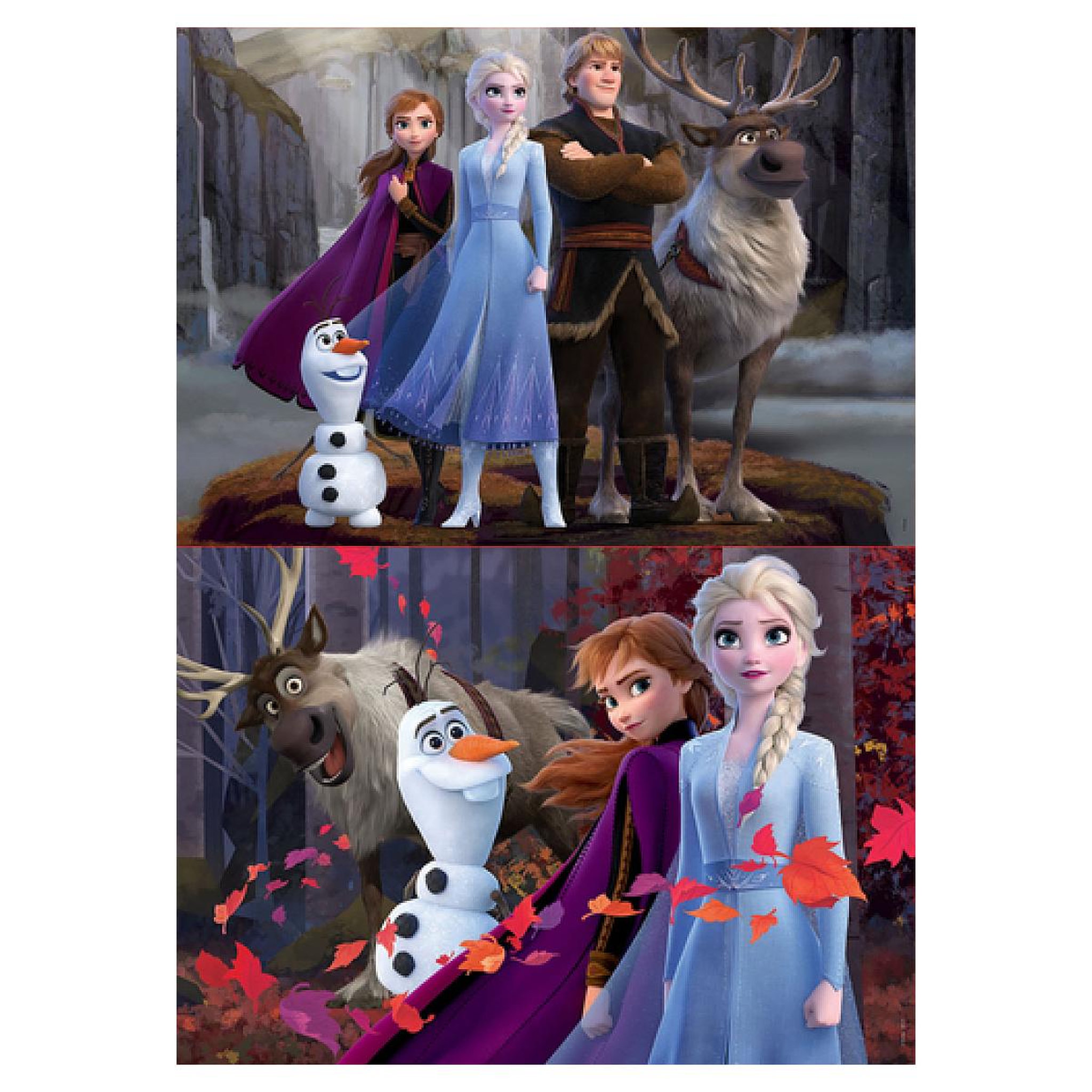 Voir la diapositive 2 : EDUCA Puzzle 2x100p La Reine des Neiges 2