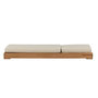 Voir la diapositive 3 : Paris Prix Bain de Soleil en Teck  Kenya  200cm Naturel & Beige