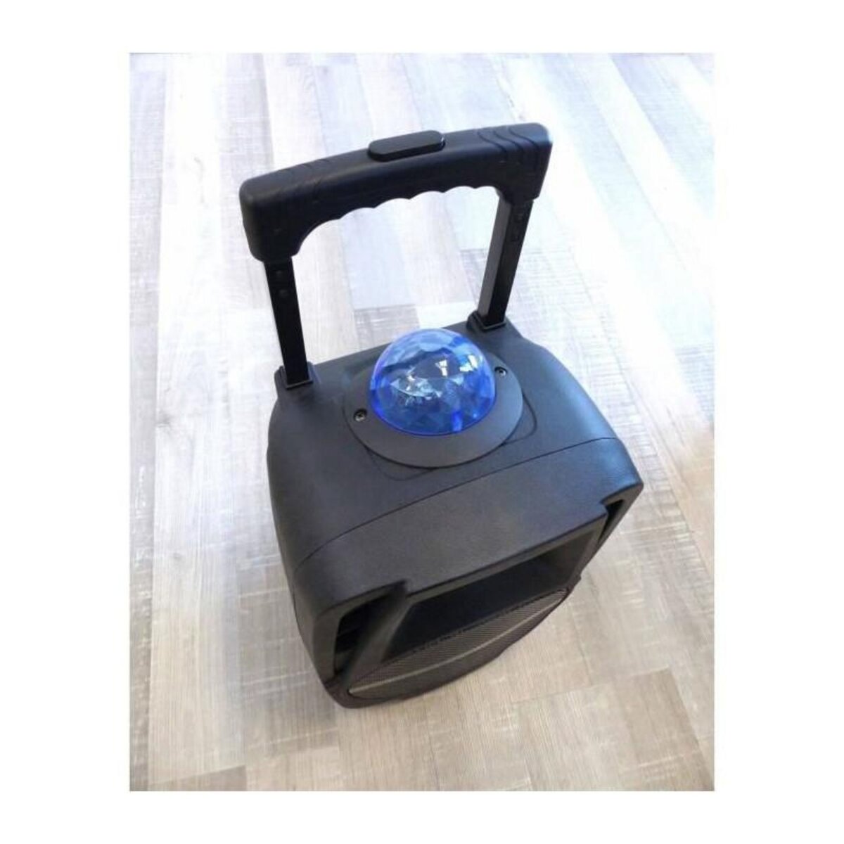 Inovalley INOVALLEY KA116BOWL - Enceinte lumineuse Bluetooth 450W - Fonction Karaoke - Boule kaleidoscope LED multicolore - Port USB