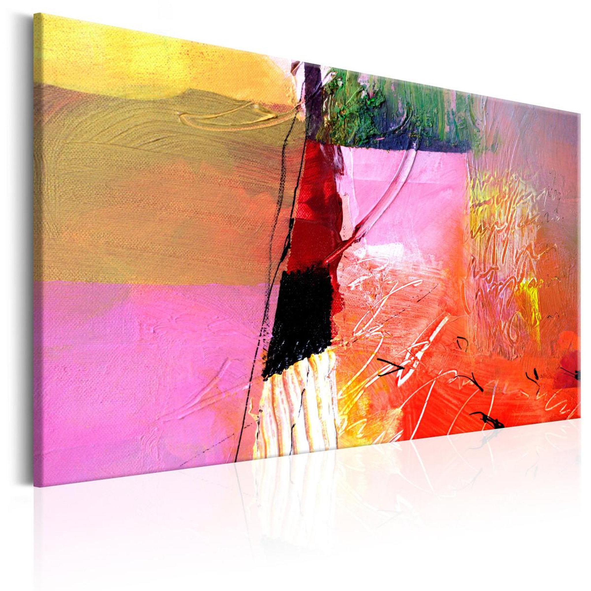 Paris Prix Tableau imprimé  teintes de l'été. Coloris disponibles : Multicolore