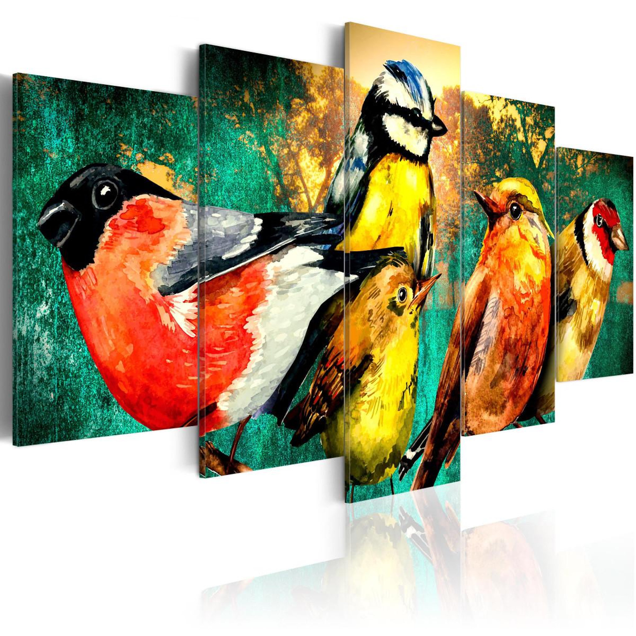 Voir la diapositive 1 : Paris Prix Tableau imprimé  birds meeting