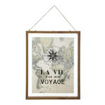 ATMOSPHERA Tableau Déco en Verre  Loft  38x48cm Naturel