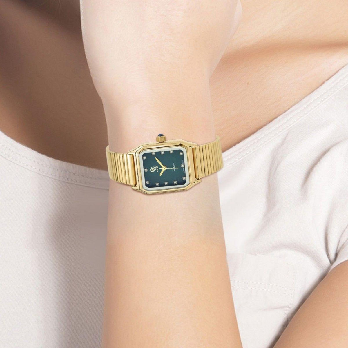 SC BOHEME Montre Eya élégante ornée de Cristaux scintillants par SC Bohème