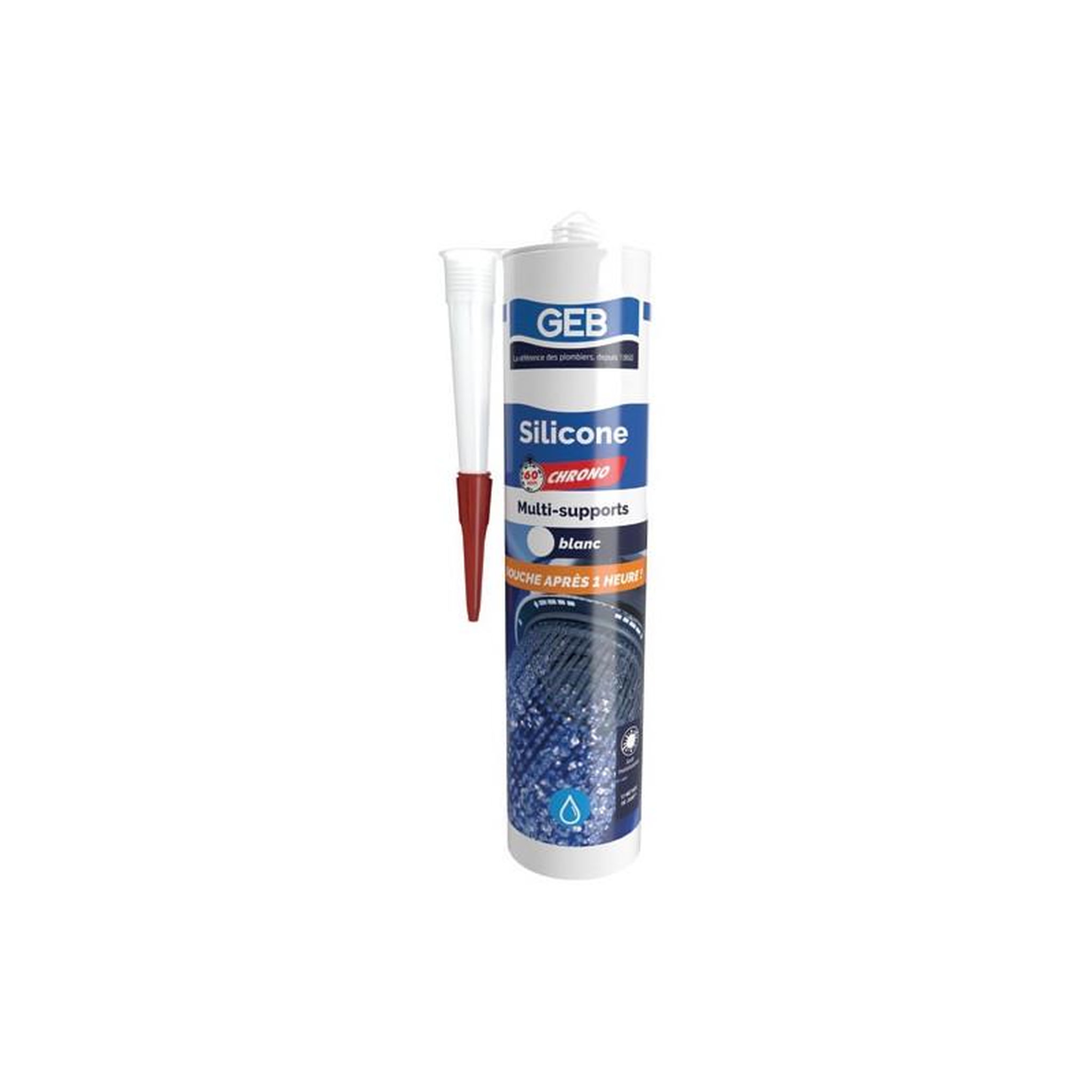 Geb MASTIC SILICONE 60CHRONO NOIR280ML GEB - 890786