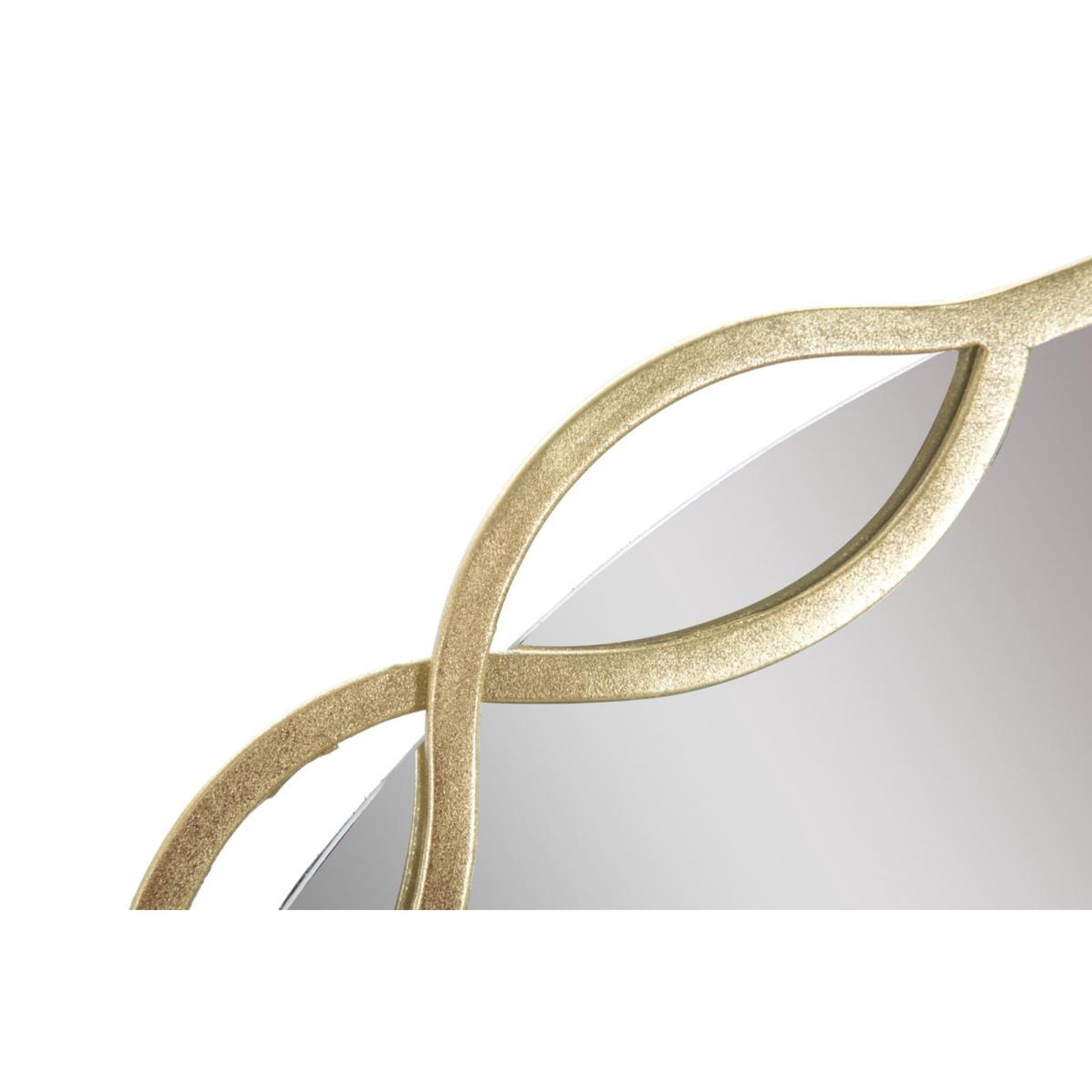 Voir la diapositive 2 : Paris Prix Miroir mural design  eleanor  73cm or