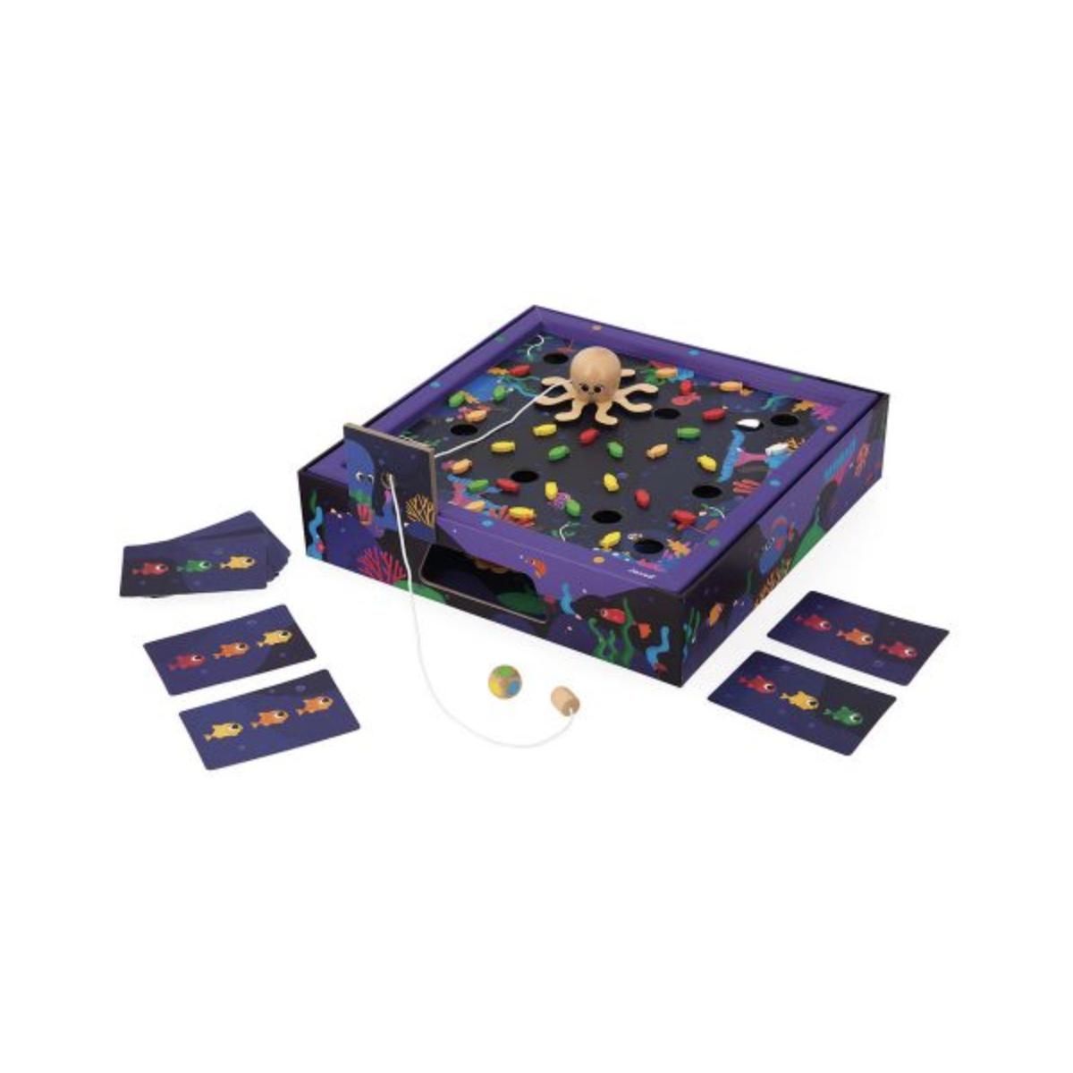 Juratoys-Janod Poulp party jeu de rapidité et de stratégie