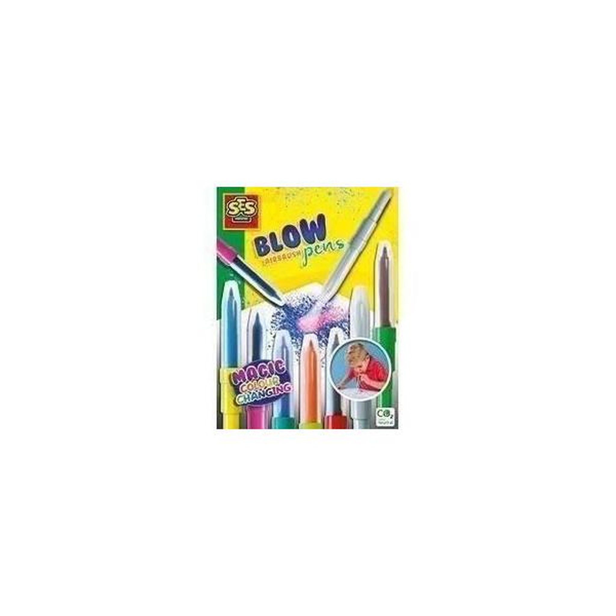 SES Creative Blow airbrush pens - Changement de couleur magique