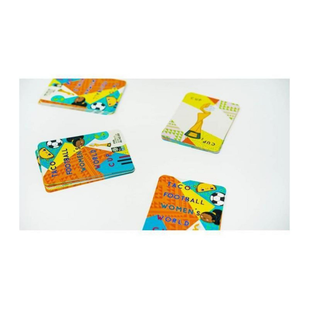 BLACKROCK Taco Football Women's World Cup - Jeu d'ambiance - BLUE ORANGE - Rapidité et observation - Des 8 ans