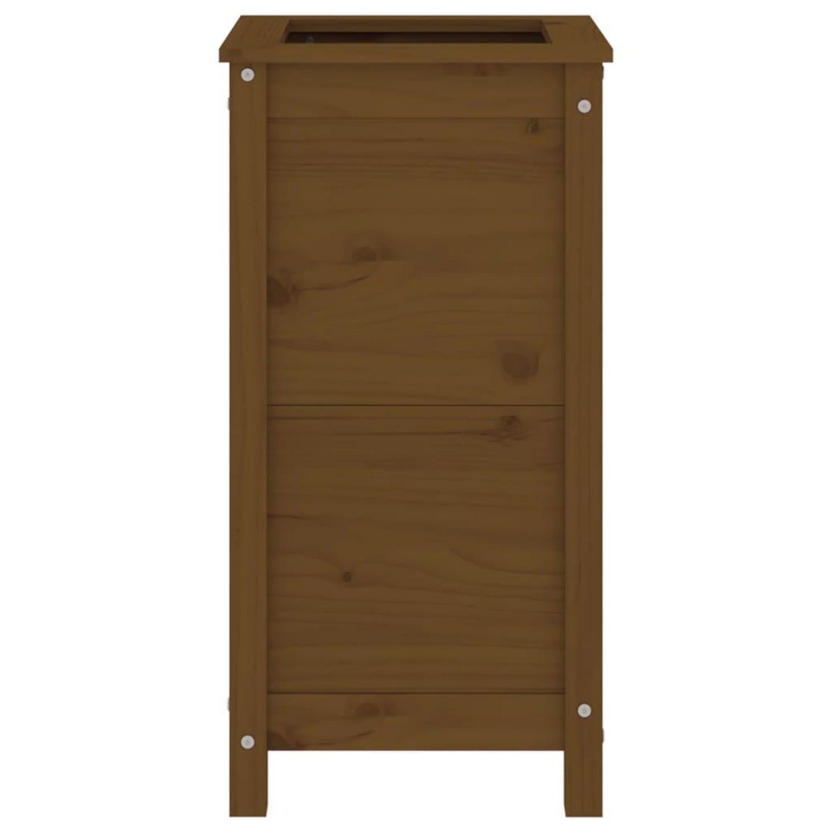 VIDAXL Jardiniere marron miel 40x40x78 cm bois massif de pin