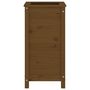 Voir la diapositive 5 : VIDAXL Jardiniere marron miel 40x40x78 cm bois massif de pin