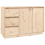 Voir la diapositive 2 : VIDAXL Buffet 111x34x75 cm Bois massif de pin