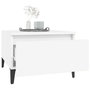 Voir la diapositive 5 : VIDAXL Table d'appoint Blanc 50x46x35 cm Bois d'ingenierie