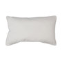 Voir la diapositive 2 : ATMOSPHERA Coussin Déhoussable  Lilou  50x30cm Ivoire