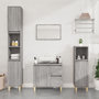 Voir la diapositive 1 : VIDAXL Armoire salle de bain sonoma gris 30x30x100 cm