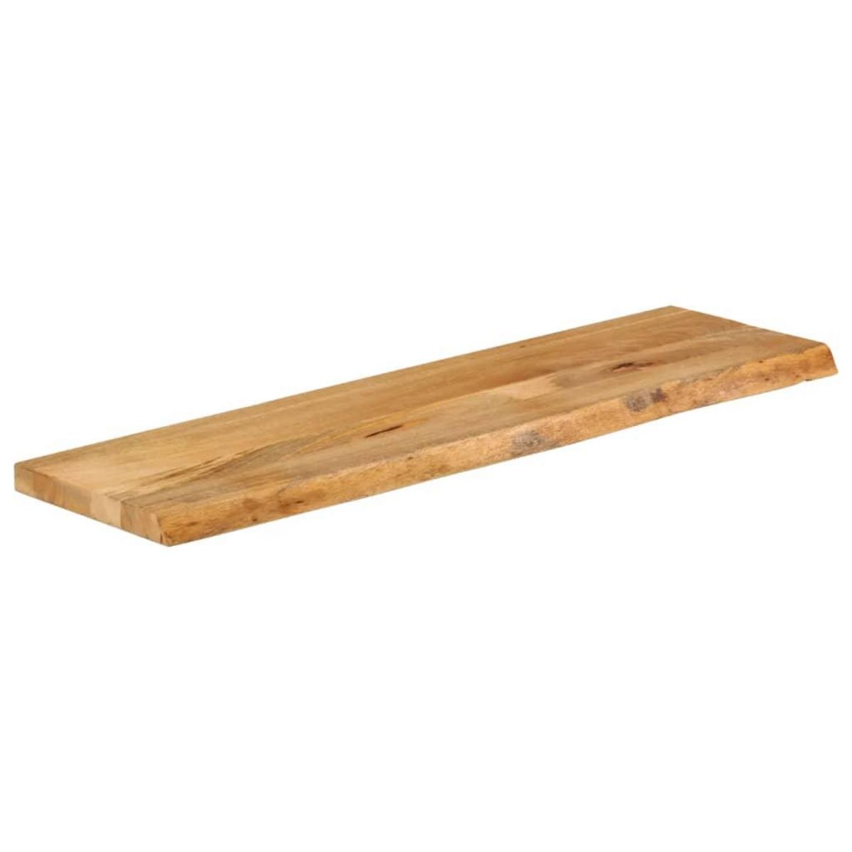 VIDAXL Dessus de table a bord vivant 120x30x2,5cm bois massif manguier