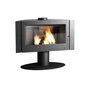 Voir la diapositive 1 : Invicta Poêle à bois fonte 12kw anthracite - 6114-44
