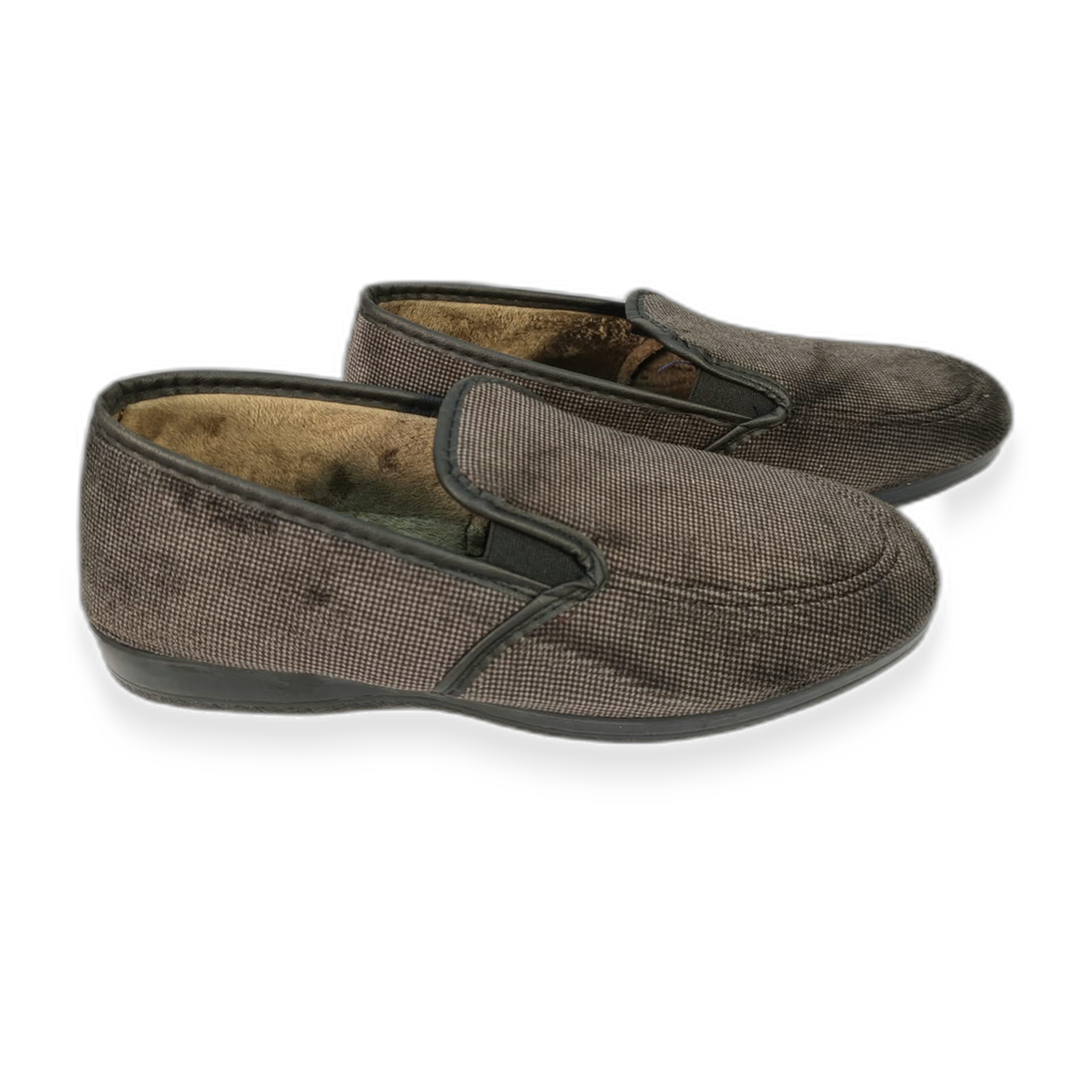Voir la diapositive 3 : OZABI Ozabi charentaises homme toucher velours microfibre, fabriquées en espagne