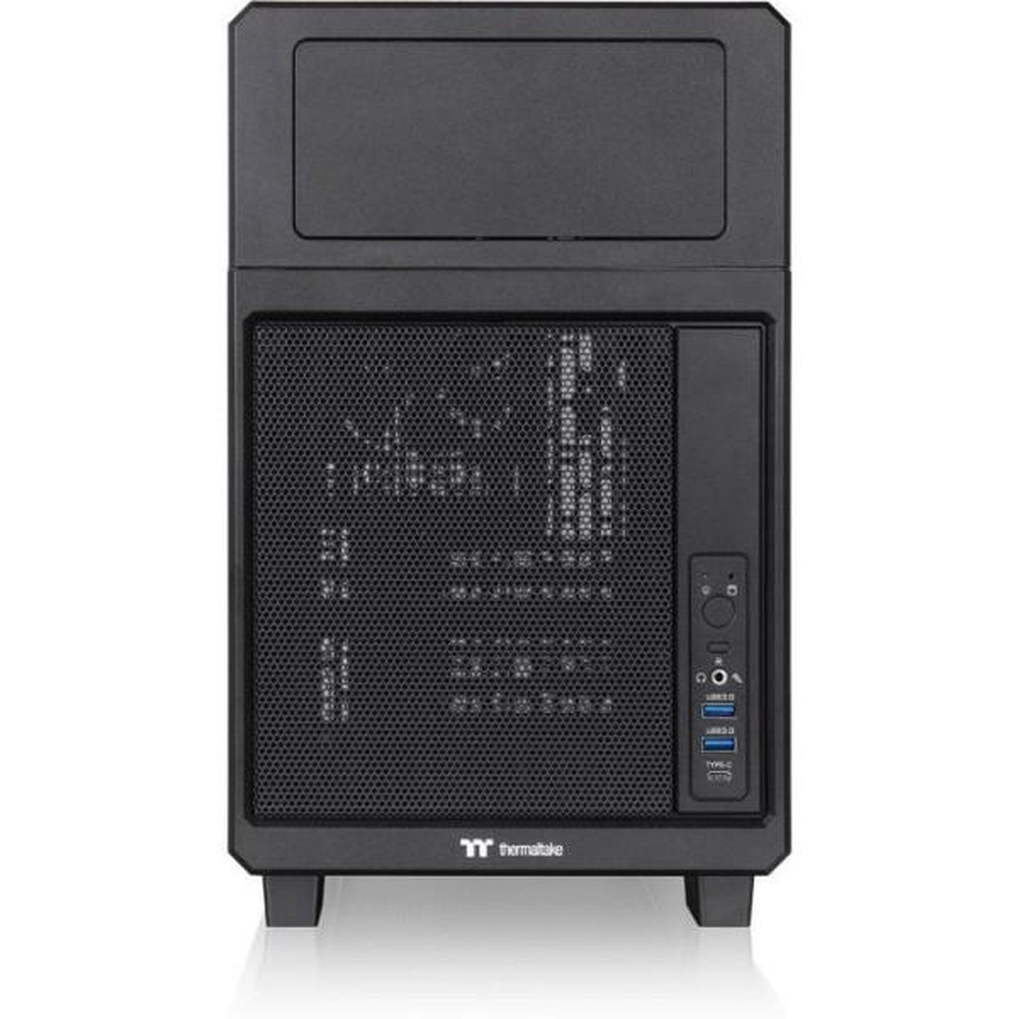 Thermaltake Boîtier PC - THERMALTAKE - TR200 - Noir - Mini tour - Format Micro-ATX