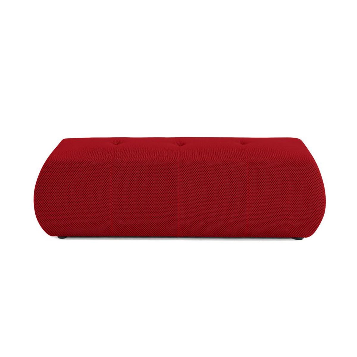 LISA DESIGN Onyx - pouf d'appoint - en tissu mailles 3d
