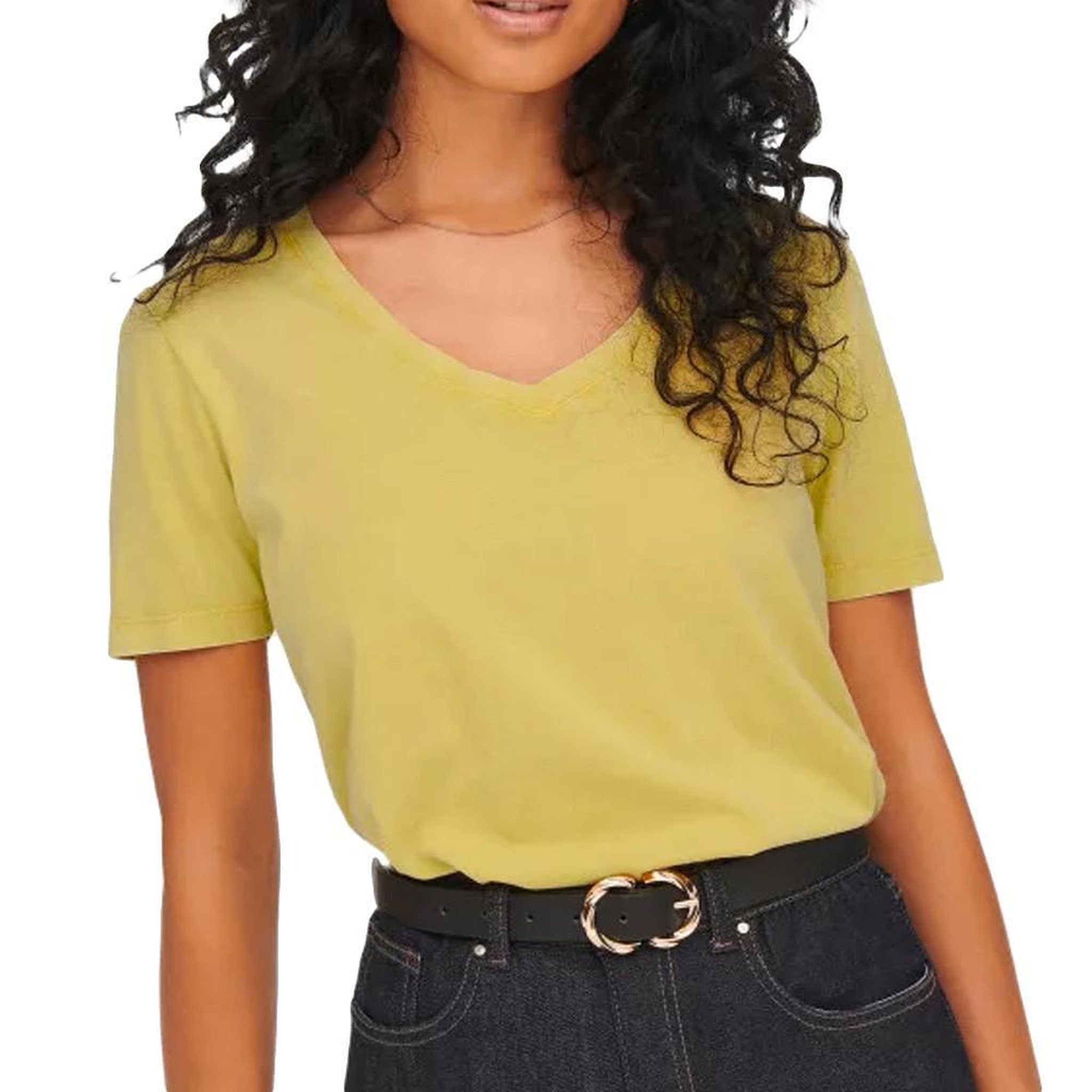 JACQUELINE DE YONG T-shirt Vert Femme JDY Warm. Coloris disponibles : Vert