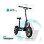 Voir la diapositive 4 : BEEPER Trottinette Electrique Cross FX1600- BEEPER - Roues 14 - 1600W - Noir