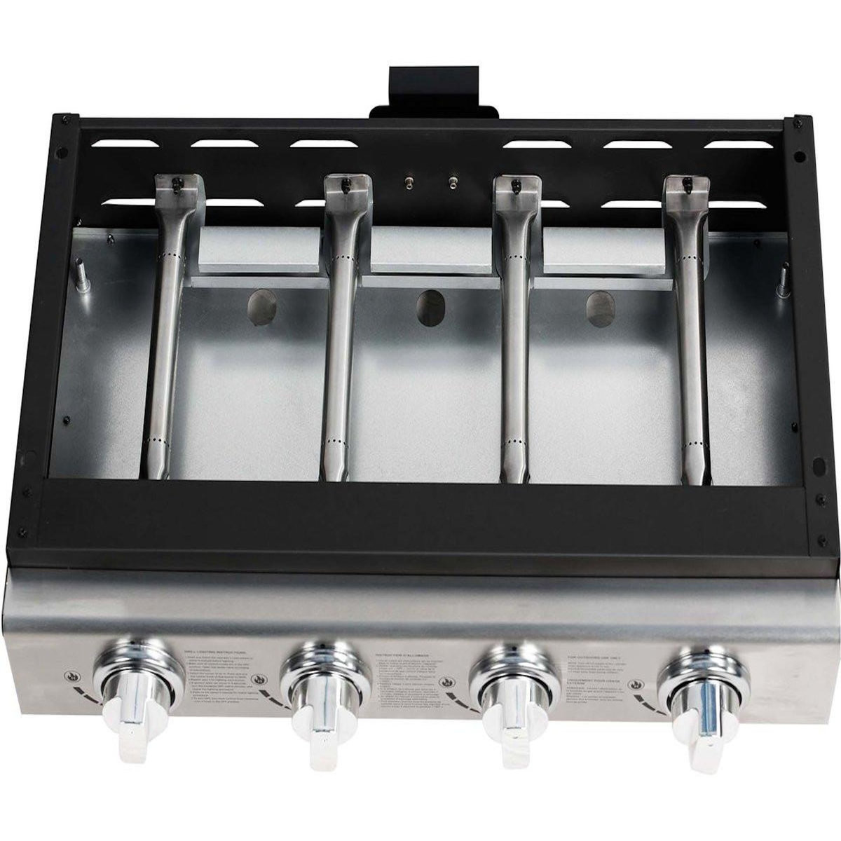 Habitat et Jardin Plancha  Presto 4  - 4 Brûleurs - 9.7kW - Gris