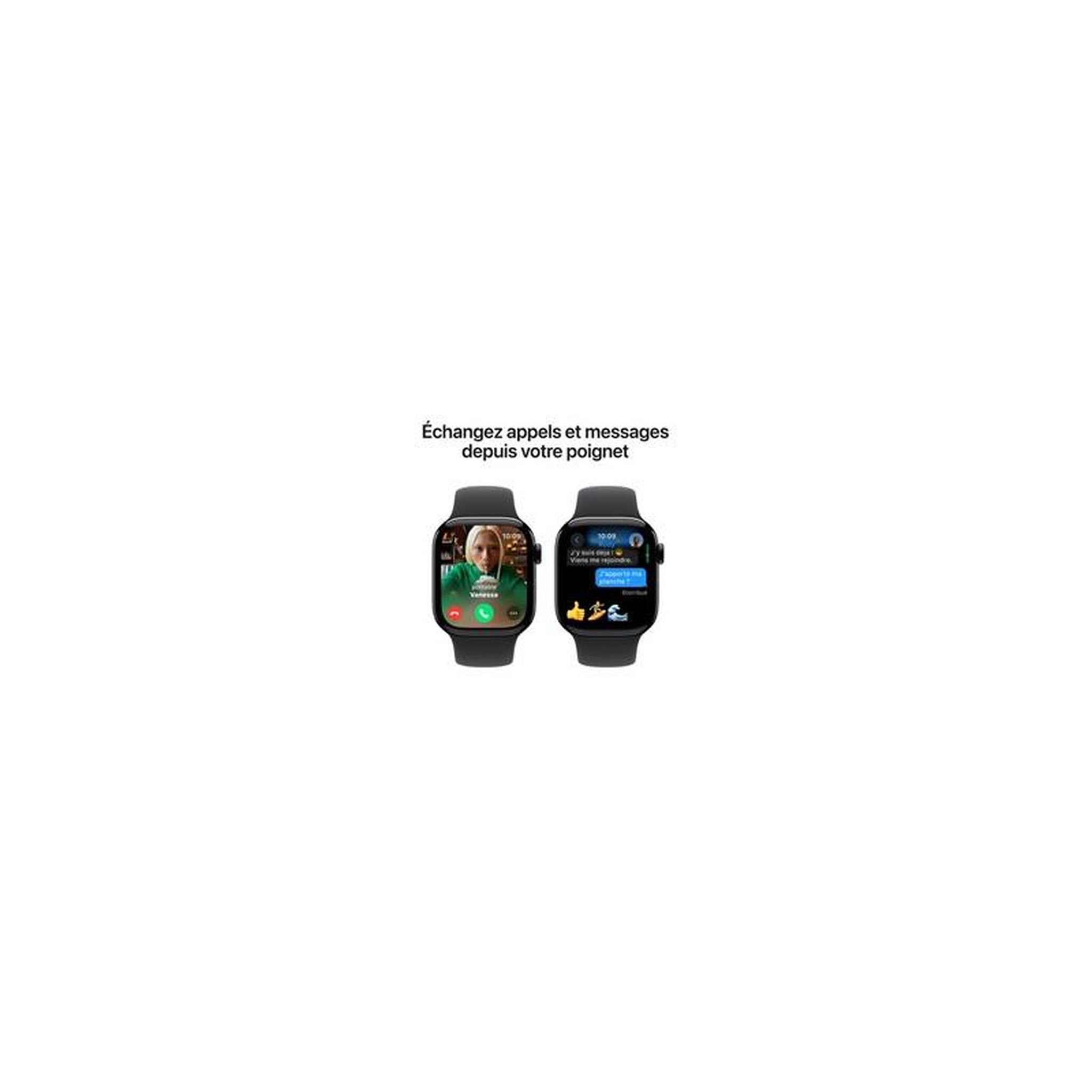 Voir la diapositive 6 : APPLE Montre connectée Serie 10 42mm Alu/Noir M/L Cellular