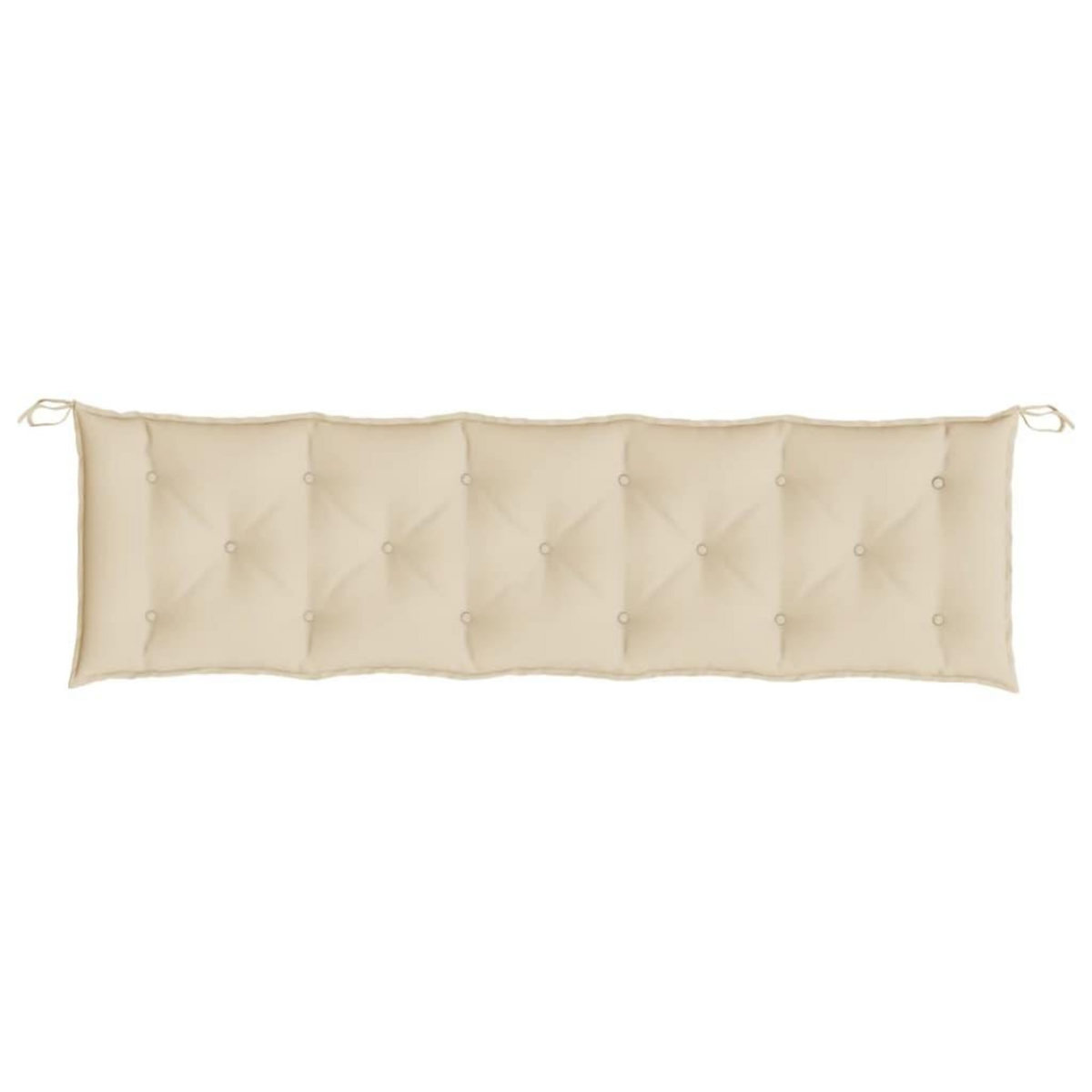 VIDAXL Coussin de banc de jardin beige 180x50x7 cm tissu oxford