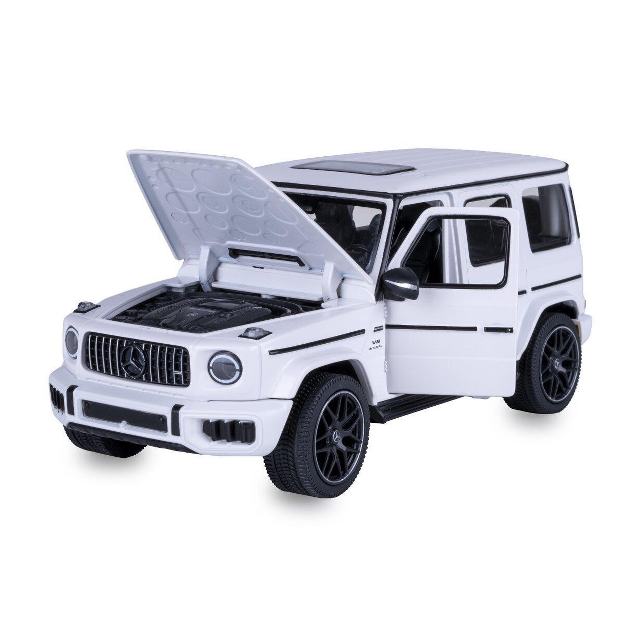 Voir la diapositive 1 : Jamara Mercedes-amg g 63 diecast 1:24 blanc