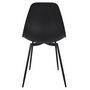 Voir la diapositive 5 : The Home Deco Factory Chaise GUSTAV noir
